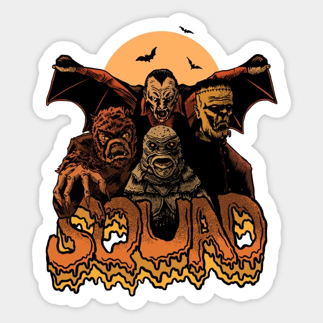 Monster Squad Sticker by The Spooky King